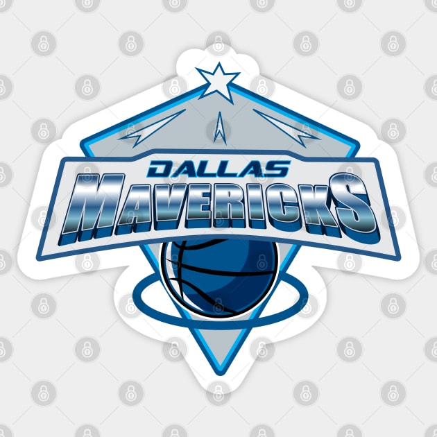 Dallas Mavericks Basketball Team Sticker by antarte